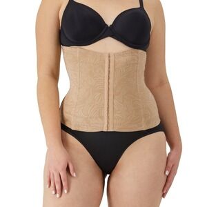Maidenform Nude‎ Waist Shaping Firm Control Shapewear Size 10 Waist Trainer